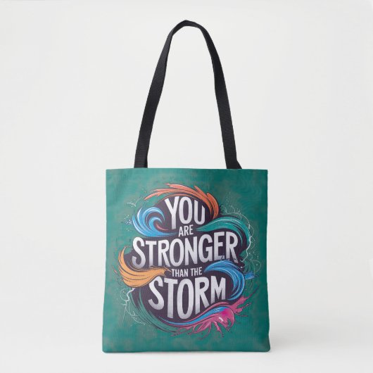 Je bent sterker dan het Storm Draagtas (Voorkant)