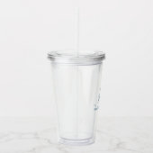 Je bent sterker dan je denkt acryl drinkbeker (Rechts)