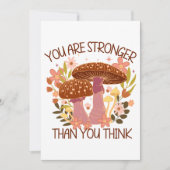 Je bent sterker dan je denkt feestdagenkaart (Voorkant)
