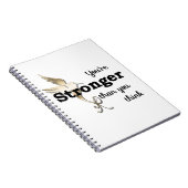 Je bent sterker dan je denkt notitieboek (Rechterzijde)