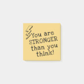 Je bent sterker dan je positief vindt post-it® notes (Voorkant)