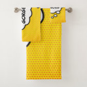 JE BENT STRAALJEND MOOI Denk Bubbel Plezierige Str Bad Handdoek (Insitu)