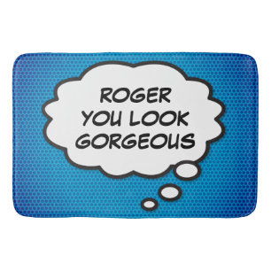 JE BENT STUNNEND Leuk Retro Stripboek Pop Art Badmat