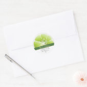 Je bent Sublime Lime Citrus Fruit | Dank je Ronde Sticker (Envelop)