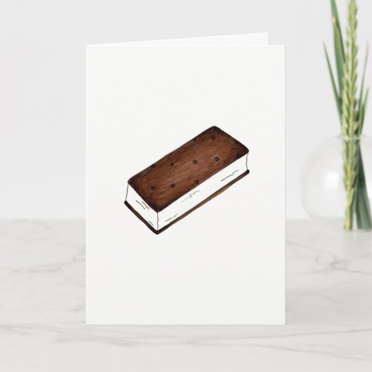 Je bent Sweet Bedankt Chocolate Ice Cream Sandwich (Voorkant)