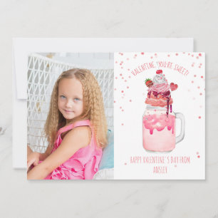 Je bent Sweet Snoep Milkshake Classroom Valentijn Kaart