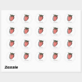 Je bent Sweet Strawberry Valentijn Sticker (Vel)
