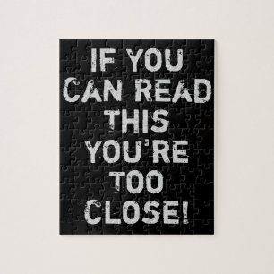 Je bent te dicht Funny Quote Sticker Legpuzzel