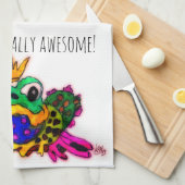 Je bent Toadally Geweldige Frog 1/2 Fold Theedoek (Quarter Fold)