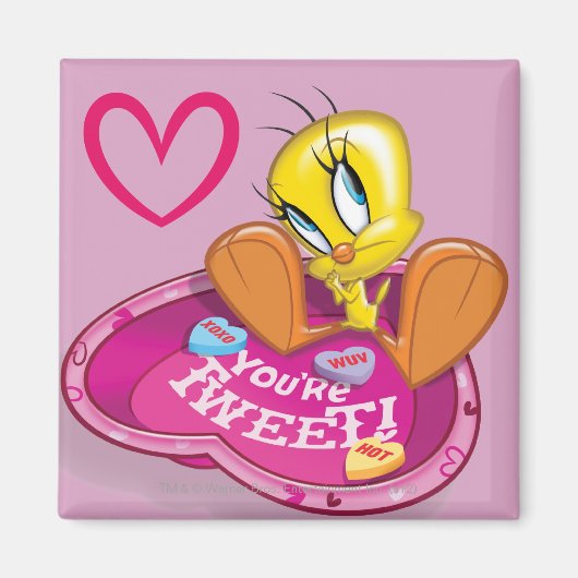 Je bent Tweet TWEETY™ Bowl Magneet (Voorkant)