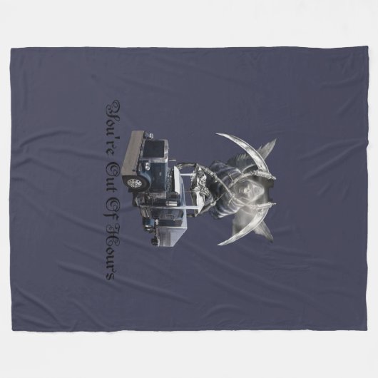 Je bent uit de vlooienbak van Trucker. Fleece Deken (Voorkant (Horizontaal))