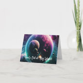 Je bent uit dit World Galaxy Space Universe Kaart (Voorkant)