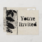  Je bent uitgenodigd Briefkaarten (Voorkant / Achterkant)