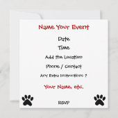 Je bent uitgenodigd! door SRF Kaart (Achterkant)