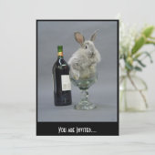 Je bent uitgenodigd.... kaart (Staand voorkant)