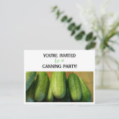 Je bent uitgenodigd voor een Canning Party! Briefkaart (Staand voorkant)