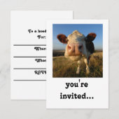 Je bent uitgenodigd voor een hobby. uitnodigingska kaart (Voorkant / Achterkant)