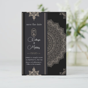 Je bent uitgenodigd voor onze bruiloft De datum Save The Date