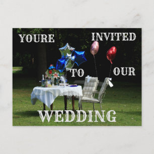 Je bent uitgenodigd voor onze Kaart Wedding Post.