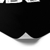 Je bent Unbe-leaf-able Positive Plant Pun Dark BG Poster (Hoek)