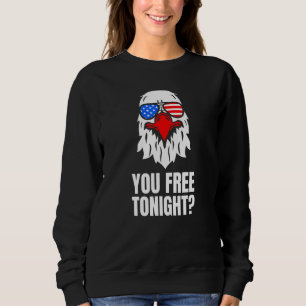 Je Bent Vanavond Vrij Patriottische Amerikaanse St Trui