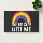 Je bent veilig bij mij LGBTQ Pride Maand Rainbow Post-it® Notes (Kantoor)