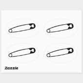 Je bent veilig bij mij... ovale sticker (Vel)