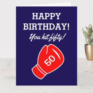 Je bent vijftig Funny 50ste verjaardagskaart voor Kaart