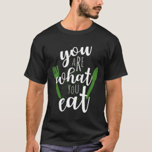 Je bent wat je eet voor veganisten Pescetarian Veg T-shirt