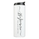 Je bent wat je Manifest Thermosbeker (Gedraaid links)