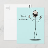 Je bent welkom briefkaart (Voorkant / Achterkant)