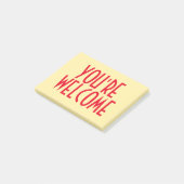 Je bent welkome Post-it® notes (Schuin)
