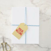 Je bent welkomstcadeauLabels Cadeaulabel (Met Touw)