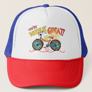 Je bent Wheely een grappige geweldige hoed Trucker Pet