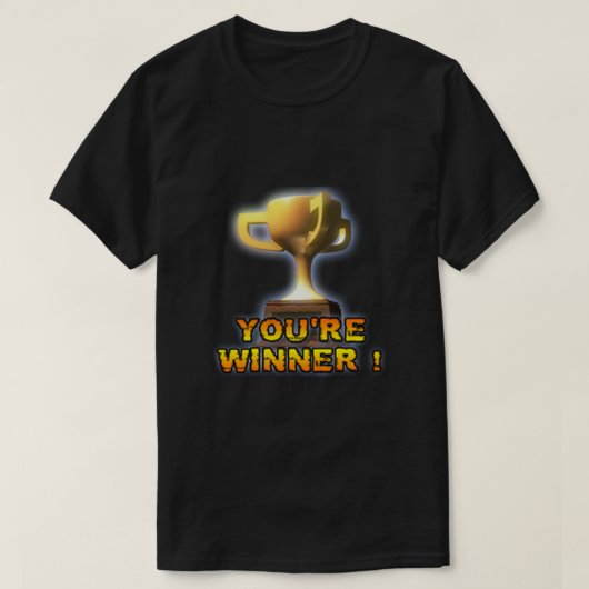 JE BENT WINNER! Essentieel T-shirt (Design voorkant)