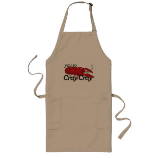 Je bent zo Cray Crayfish Apron Lang Schort
