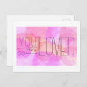 Je bent zo geliefd Briefkaart (Voorkant / Achterkant)