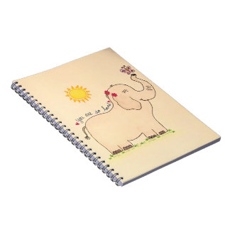 "Je bent zo geliefd" Elephant Notitieboek