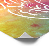 Je bent zo geliefd Poster (Hoek)