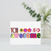 Je bent zo Geweldige Briefkaart (Staand voorkant)