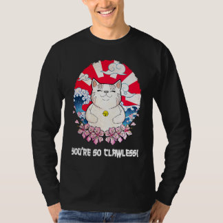 Je bent zo Klauwtjes Kat Kattenhumor Kattenmoede T-shirt