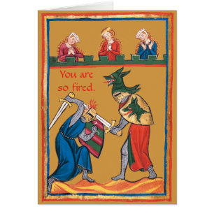 Je bent zo ontslagen. !