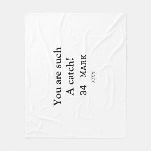 Je bent zo'n catch vriendje valentijn sport na fleece deken