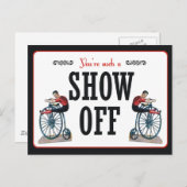 Je bent zo'n Show af Briefkaart (Voorkant / Achterkant)