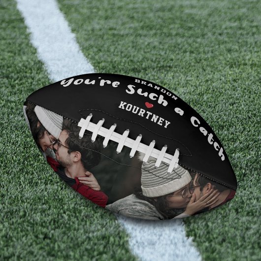 “Je Bent Zo'n Vangst” Vriend Voetbal Foto American Football
