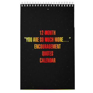 "Je bent zoveel meer..." Aanmoedigingscitaten Kalender