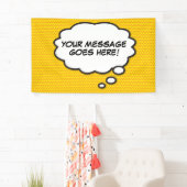 Je bericht denkt dat je een verbluffend boek kunt  spandoek (Insitu)