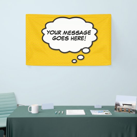 Je bericht denkt dat je een verbluffend boek kunt  spandoek (Beurs)