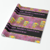 Je bericht drijvende Angels voor Kerstmis Cadeaupapier (Uitgerold)