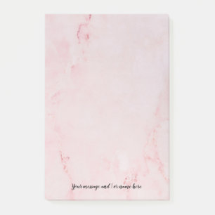 Je bericht Roze Marmer Post-it® Notes